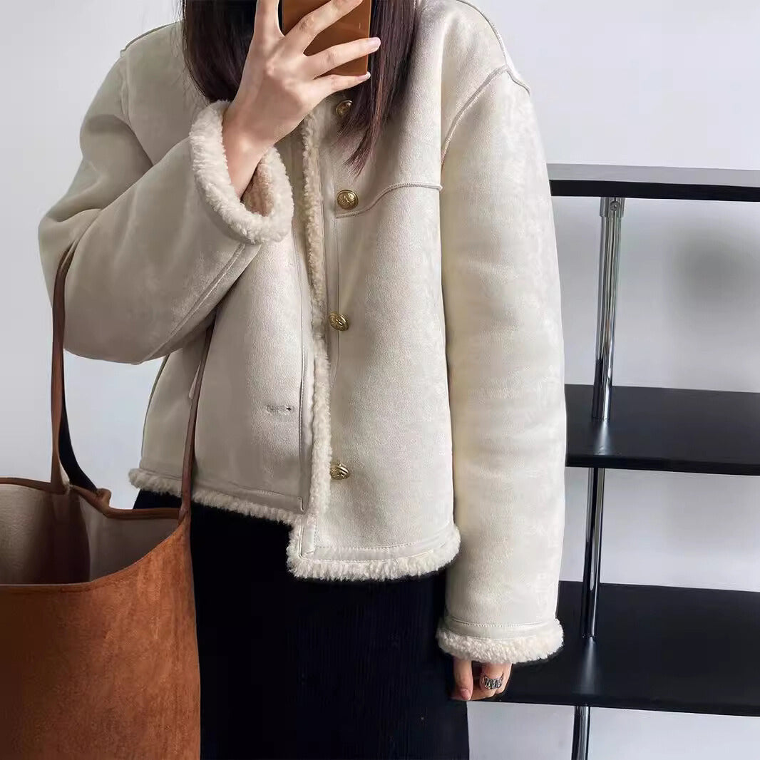 Aspen™ - Veste en Daim Vintage