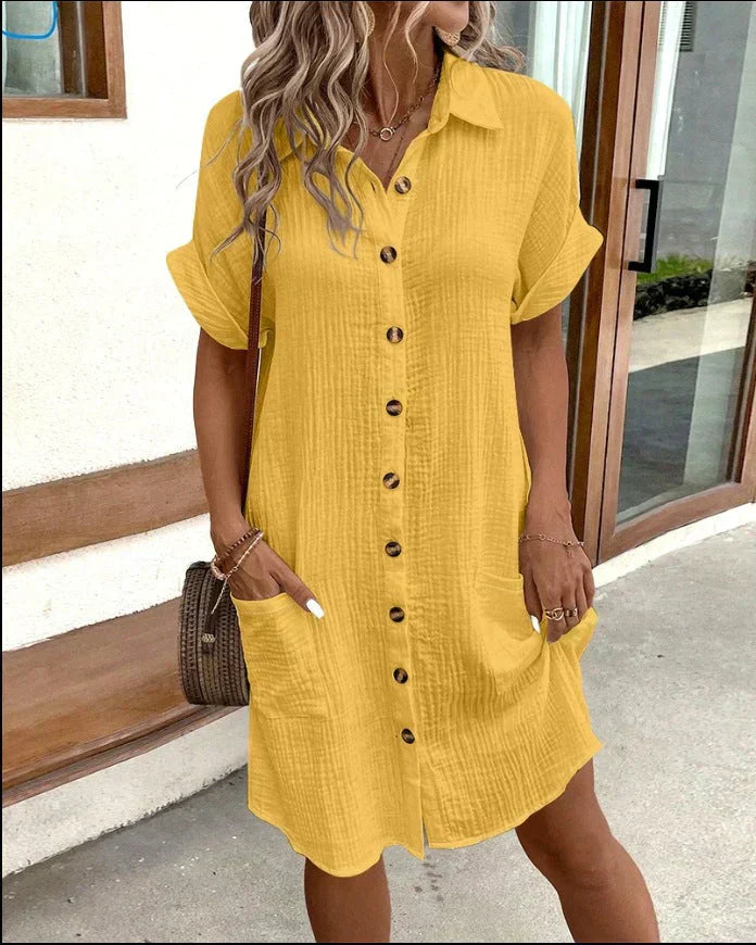 Aria - Robe Polo Décontractée Classique