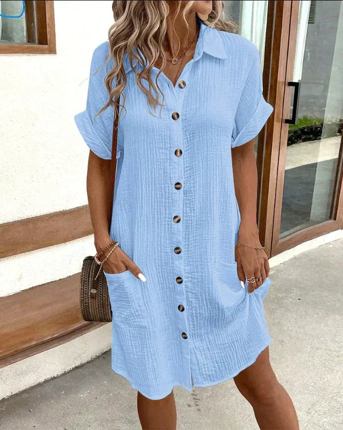 Aria - Robe Polo Décontractée Classique