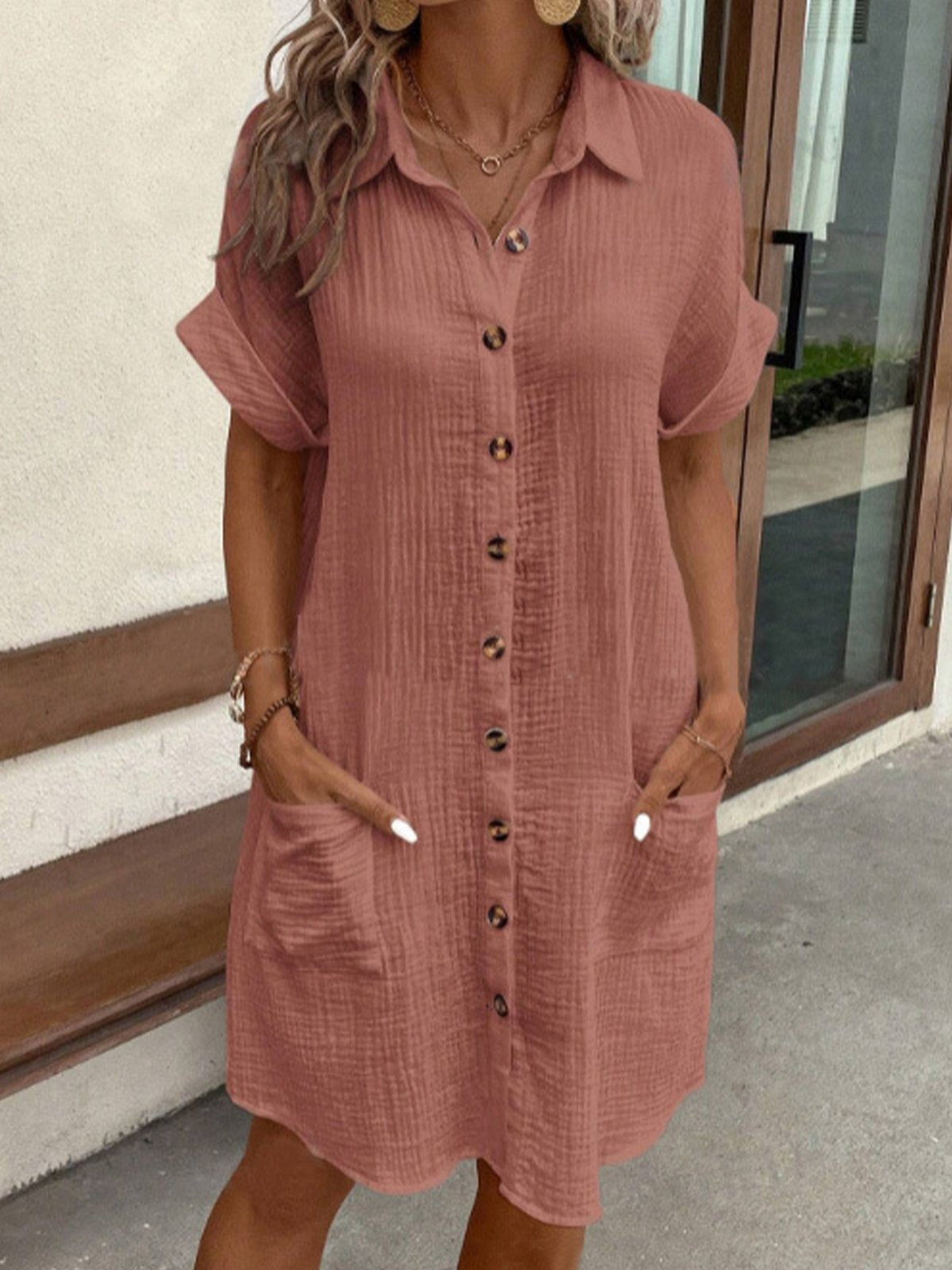 Aria - Robe Polo Décontractée Classique