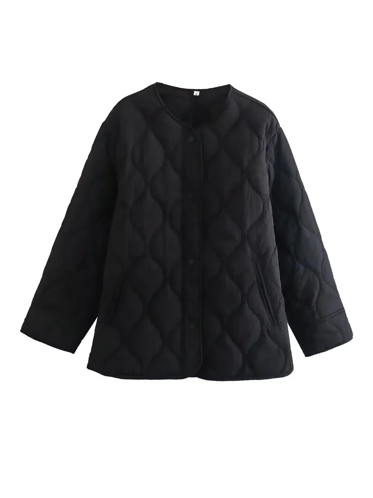 CAROLA | Veste d'Hiver Décontractée et Ample pour Femmes