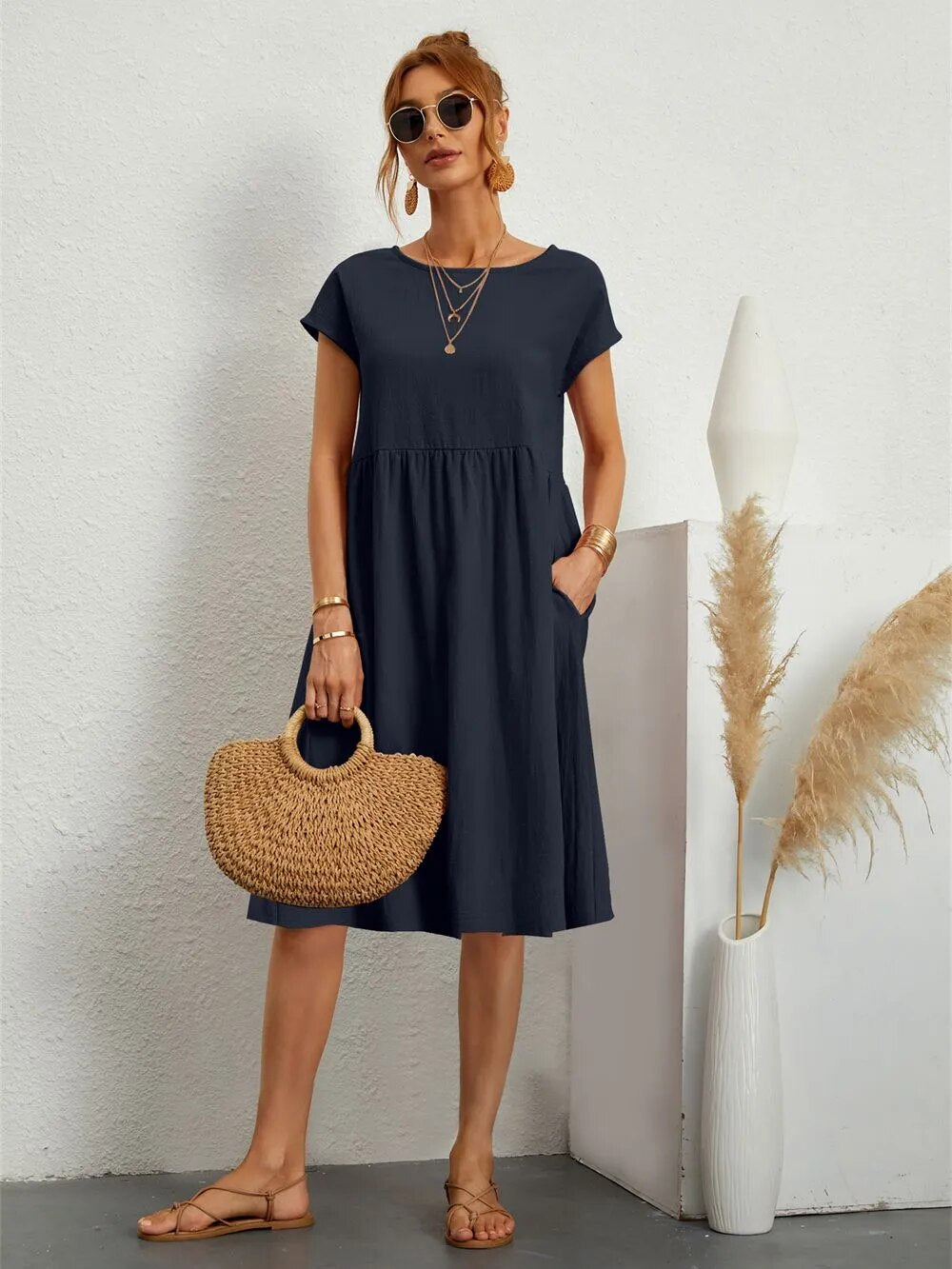 Rosa - Robe d'été décontractée pour femmes