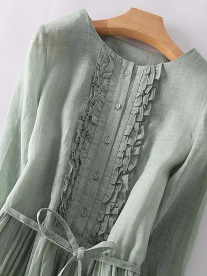 Robe Femme de Style Vintage - Confort et Polyvalence pour l'Été