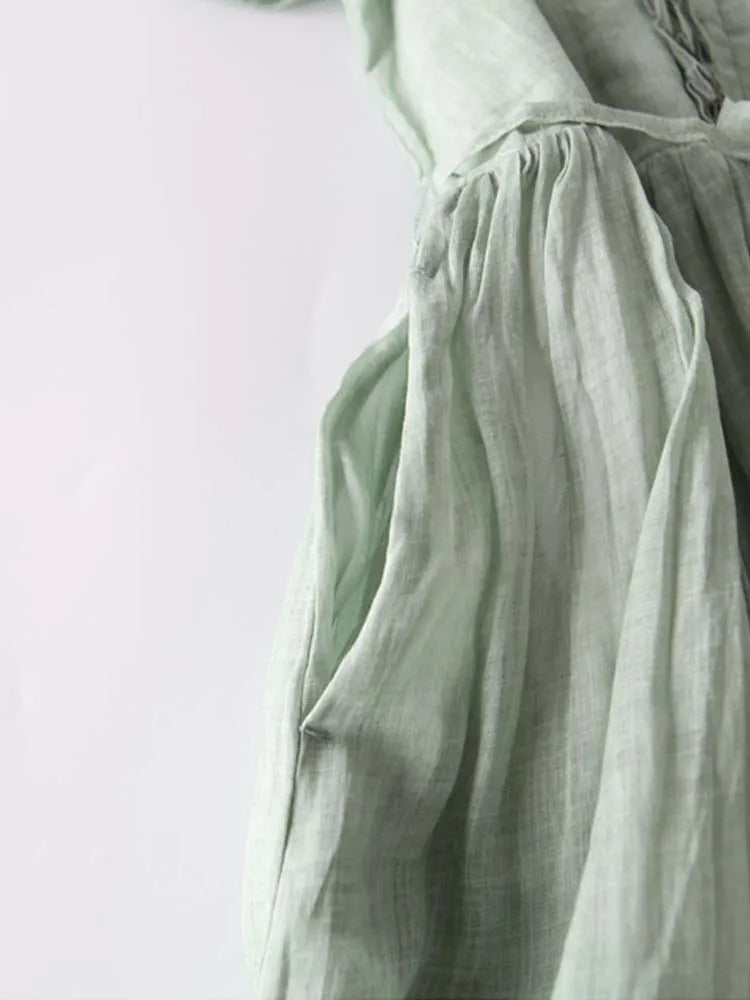 Robe Femme de Style Vintage - Confort et Polyvalence pour l'Été
