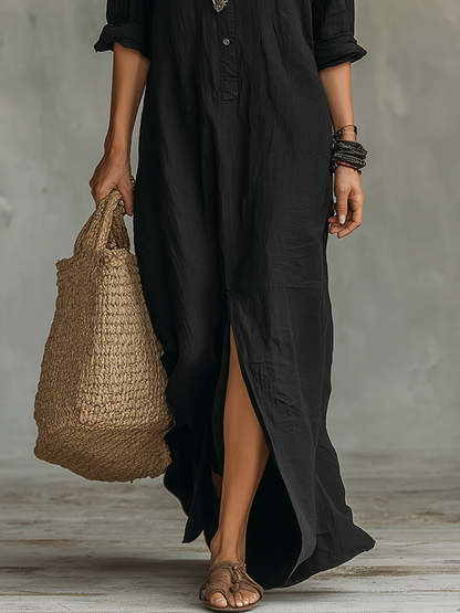 Robe Longue Élégante Willow - Fluide et Intemporelle