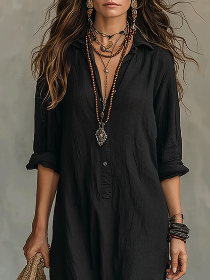 Robe Longue Élégante Willow - Fluide et Intemporelle