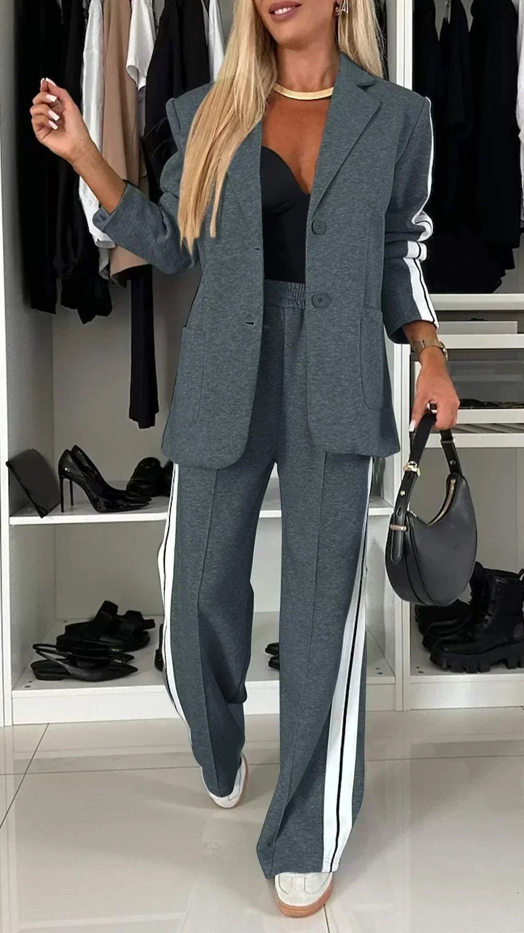 Joline™ Costume Urbain Élégant