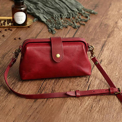Herdis | Sac classique et compact en ton cognac chaud