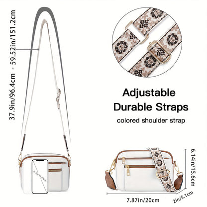 Sac à bandoulière en cuir PU