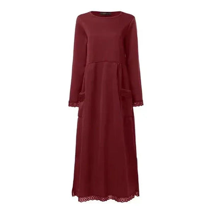 Wafa - Robe Longue Élégante et Confortable