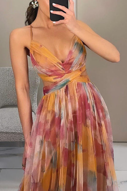 Jennifer | Robe Maxi Fleurie Élégante