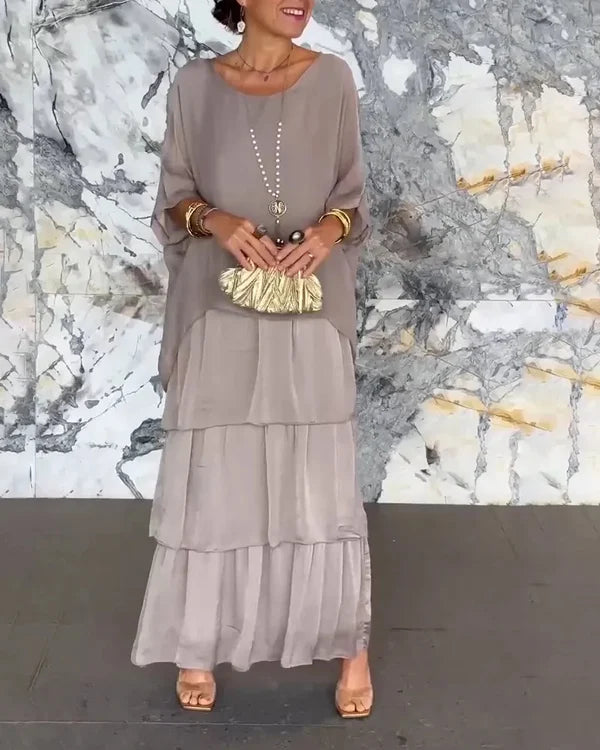 Evelyn - Robe élégante en georgette