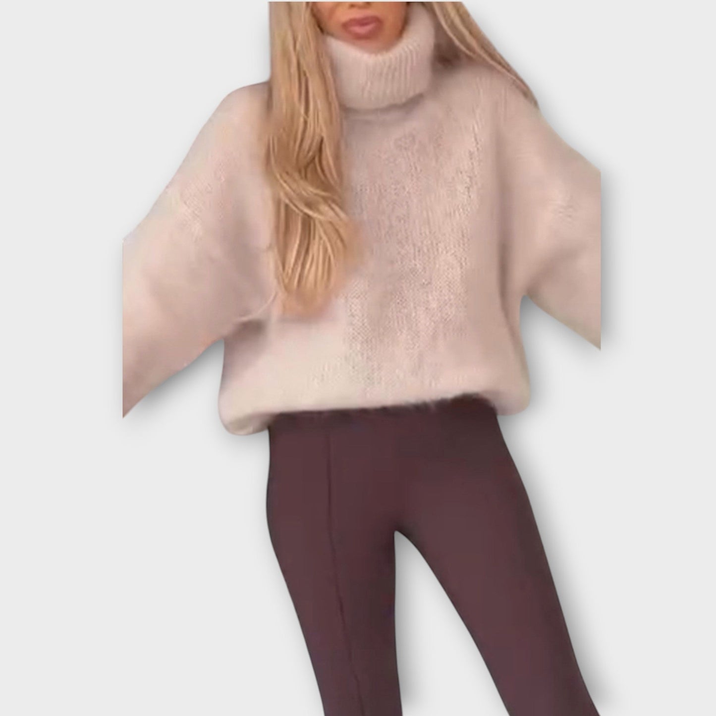 Pull Oversize Col Montant