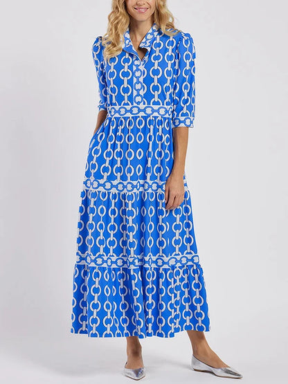 Juliette ~ Robe Midi avec Détail de Chaîne