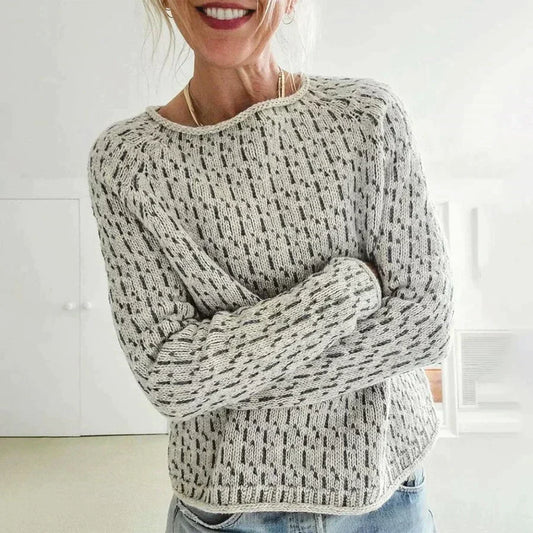 Linda | Pull Élégant Col Bateau
