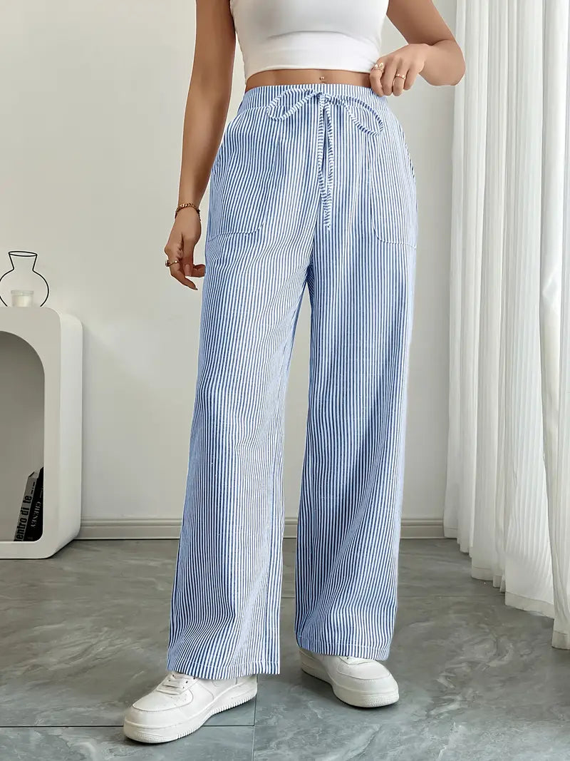 KARINA - PANTALONS RAYÉS ÉLÉGANTS