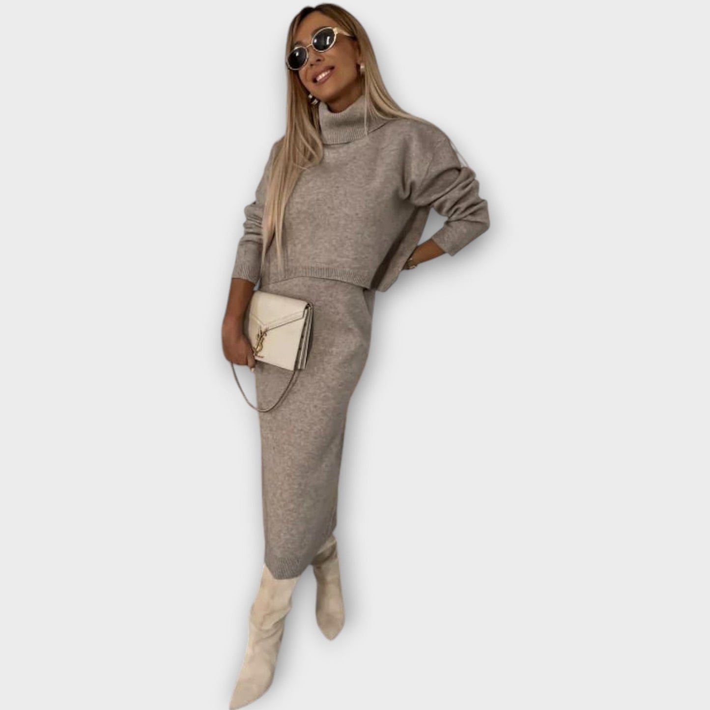 Ensemble Pull et Jupe Luxe Knit