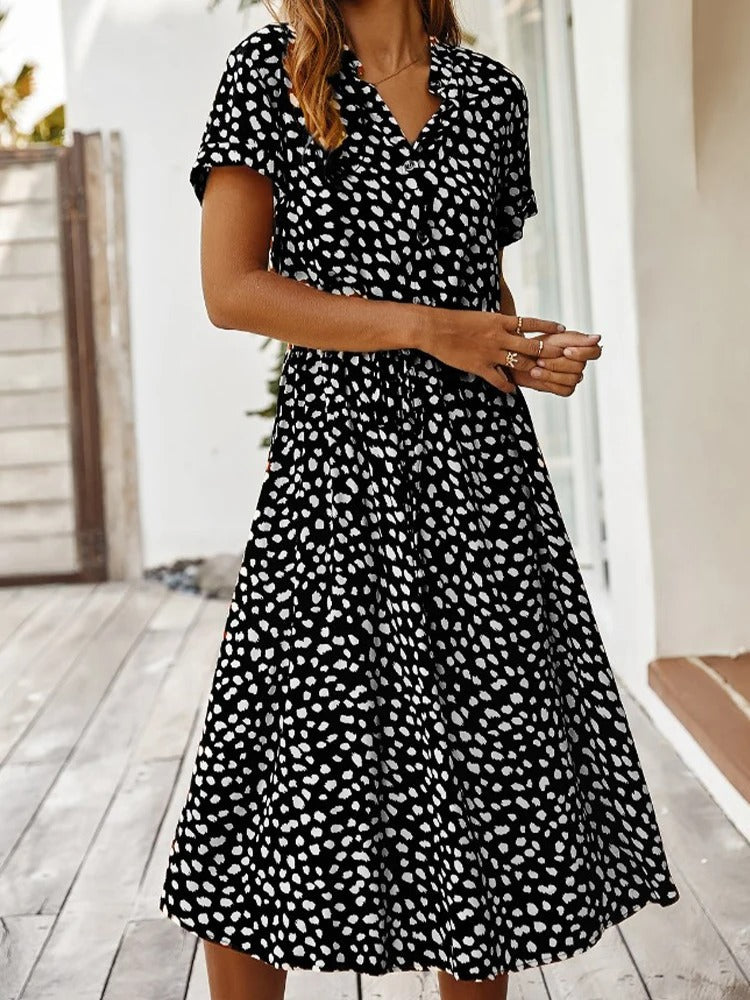 Elaine | Robe Chemise Chic Pour Femme | Midi
