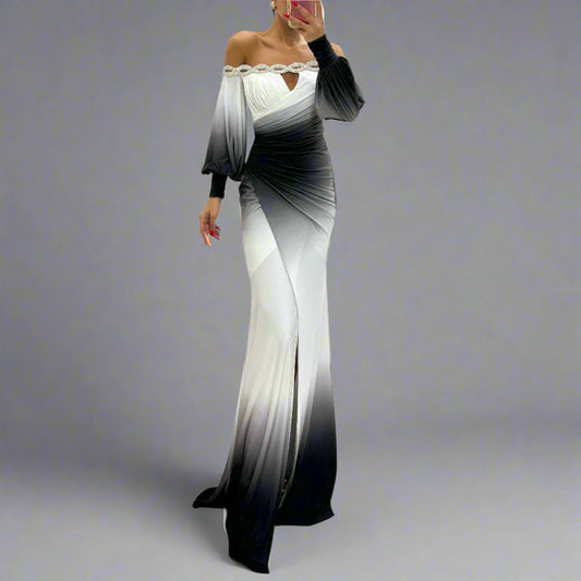 Susanne | Robe de Soirée Chic avec Fente Latérale