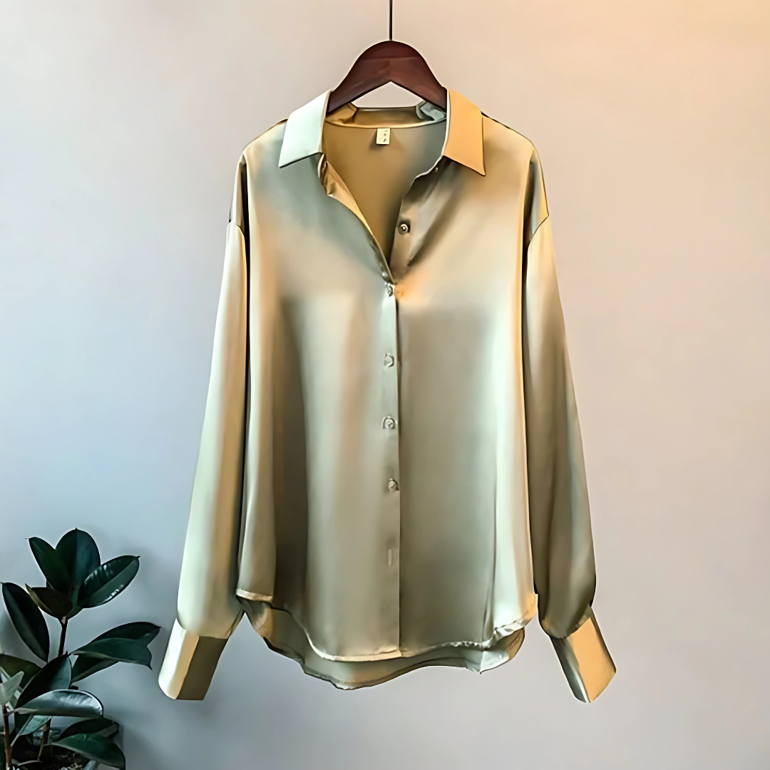 Celine – Blouse Classique à Boutons