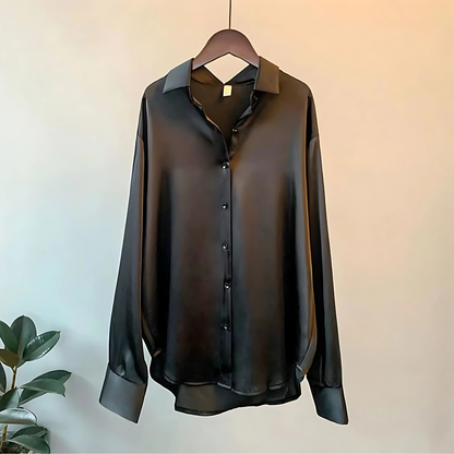 Celine – Blouse Classique à Boutons