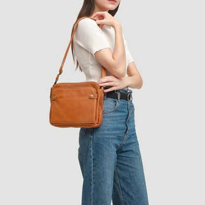 Jovie - Sac à Bandoulière Élégant à Trois Couches