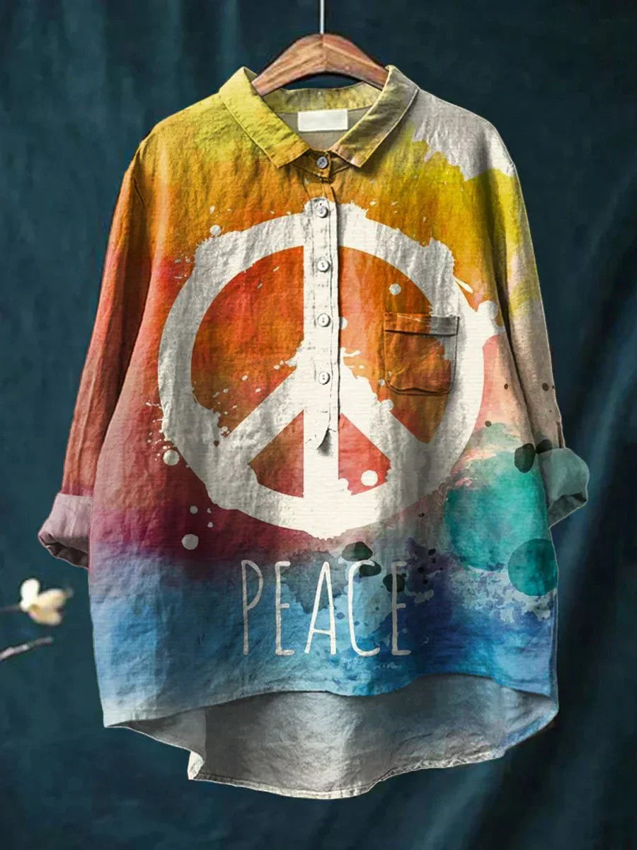 Hippie™ - T-shirt Art de la Paix