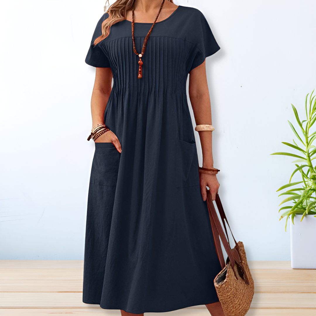 Leona - Robe de jour à coupe ample