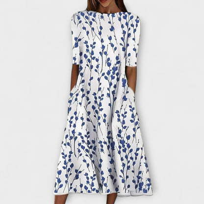 Adelina - Robe Florale Côtière