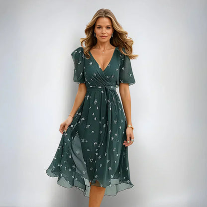 Annegrette - Robe Femme Décolleté en V