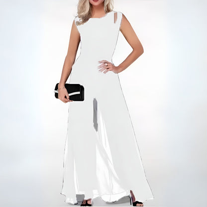 Robe de soirée sans manches pour femme | Midi