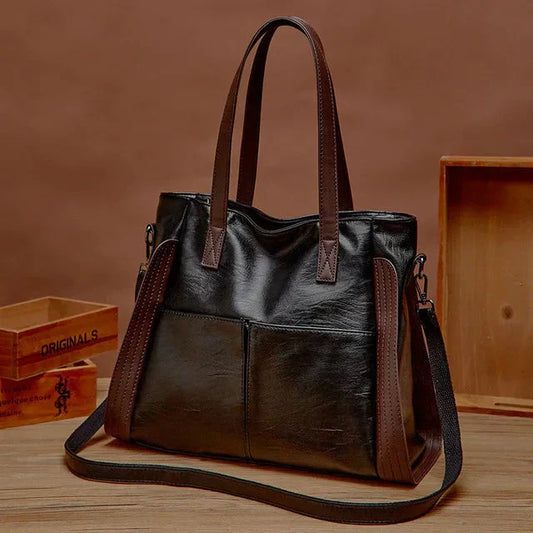 Etta | Sac à bandoulière en cuir PU de grande capacité à la mode