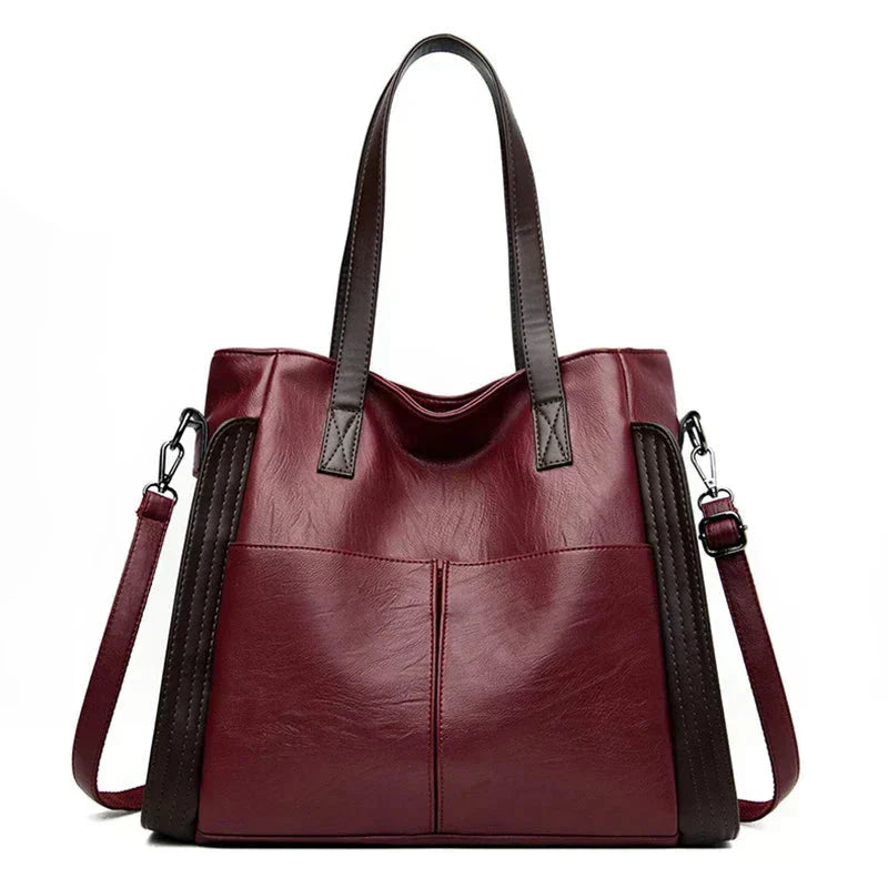 Etta | Sac à bandoulière en cuir PU de grande capacité à la mode