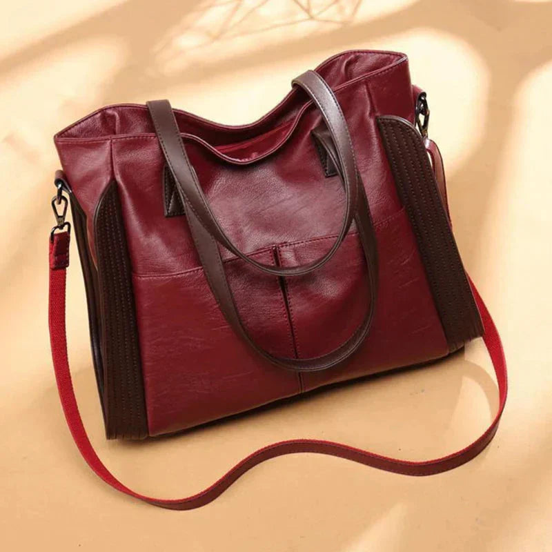 Sac en Cuir Classique Indigo