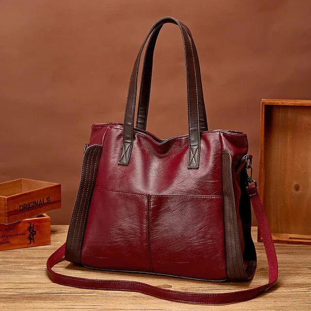 Sac en Cuir Classique Indigo