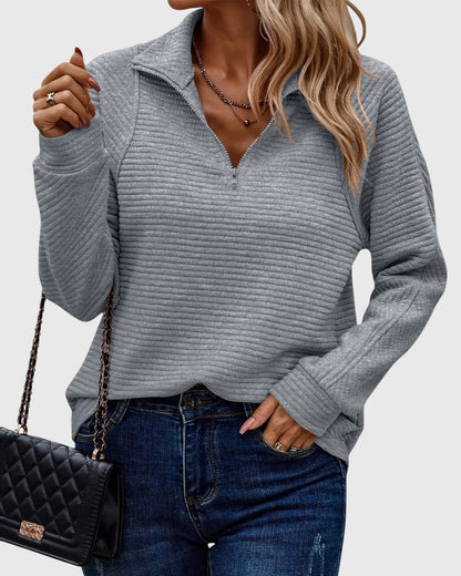Molly | Pull Élégant à Mi-Zip