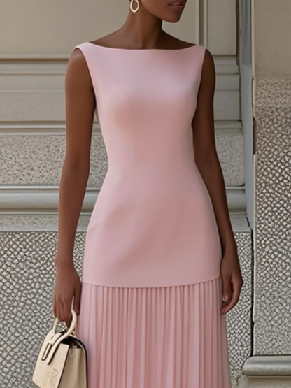 Micaela | Robe longue plissée de design