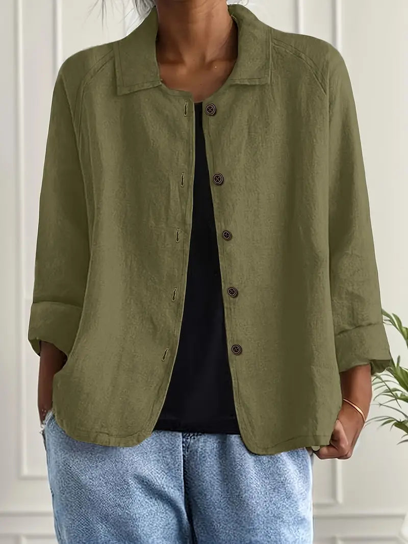 Marilla™ – Cardigan chemise léger classique
