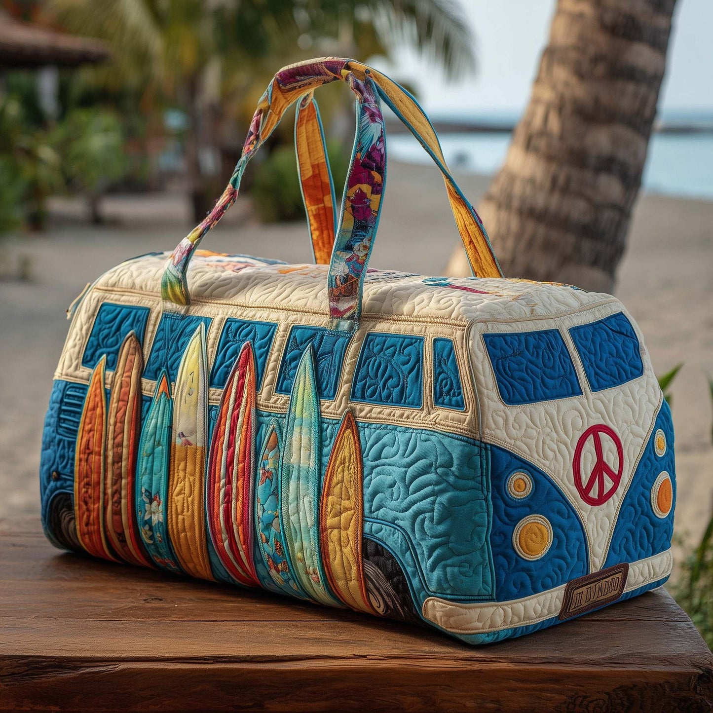 Luna – Sac de Voyage Rembourré avec Design Artisanale