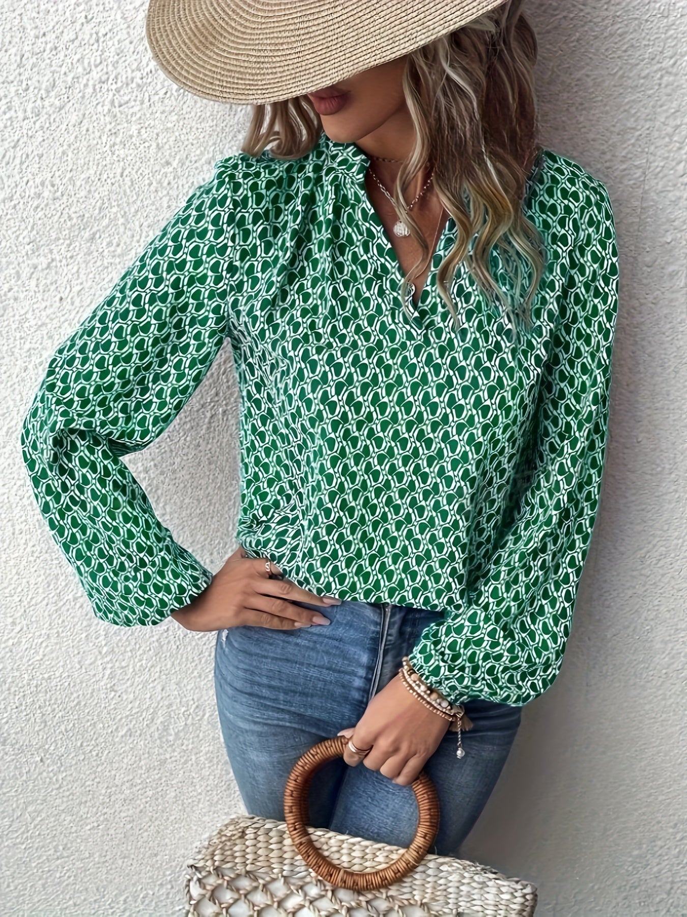 Harriet – Blouse à Motifs