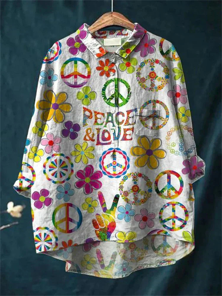 Hippie™ - T-shirt Art de la Paix