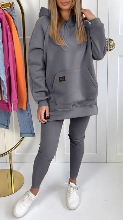 Nerina | Ensemble Sweat à Capuche Décontracté et Leggings