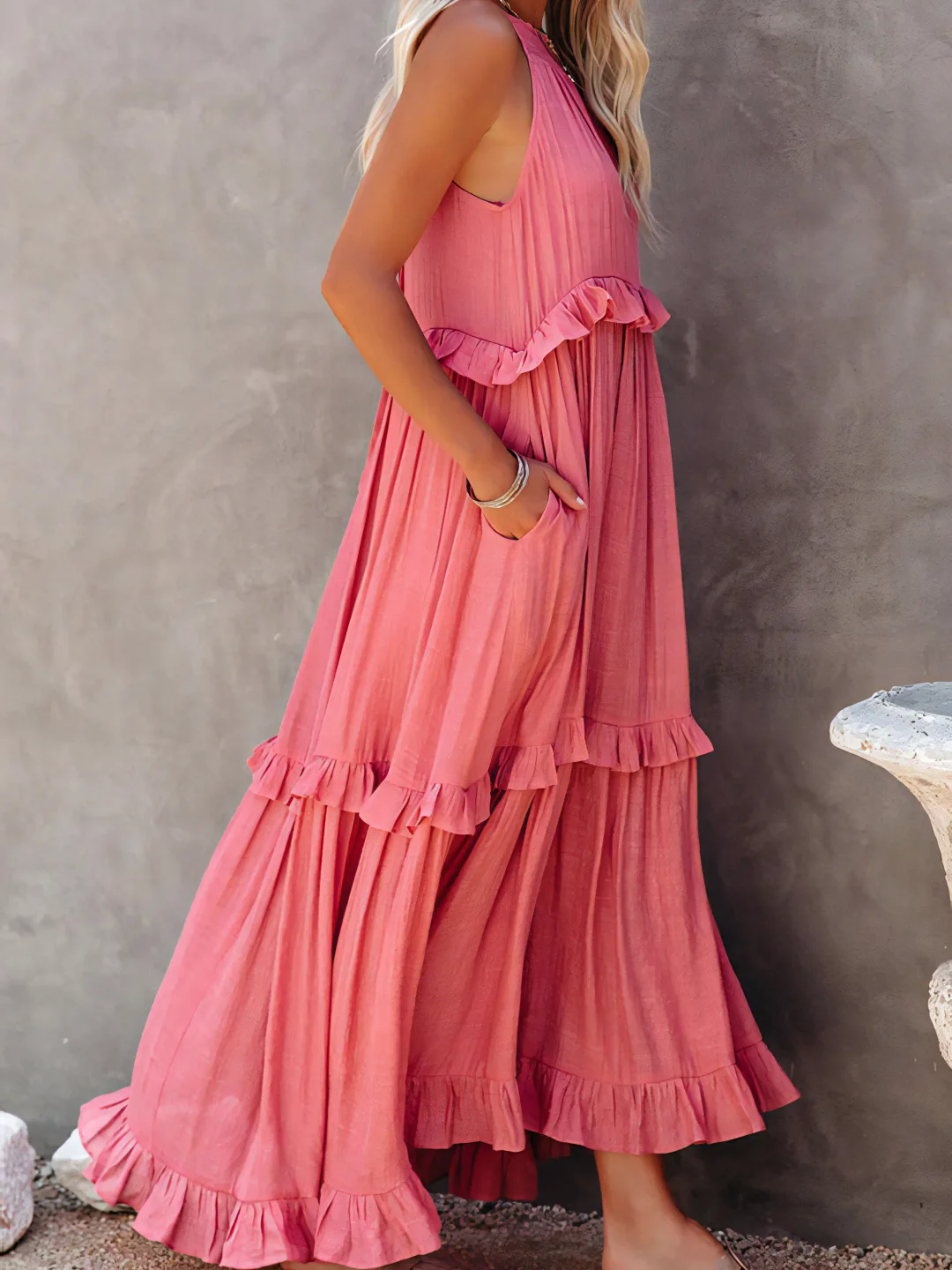 Mabel - Robe Maxi à Volants