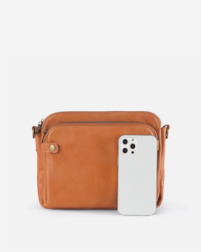 Jovie - Sac à Bandoulière Élégant à Trois Couches