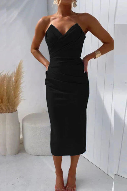 Florencia | Robe Midi Sans Dos