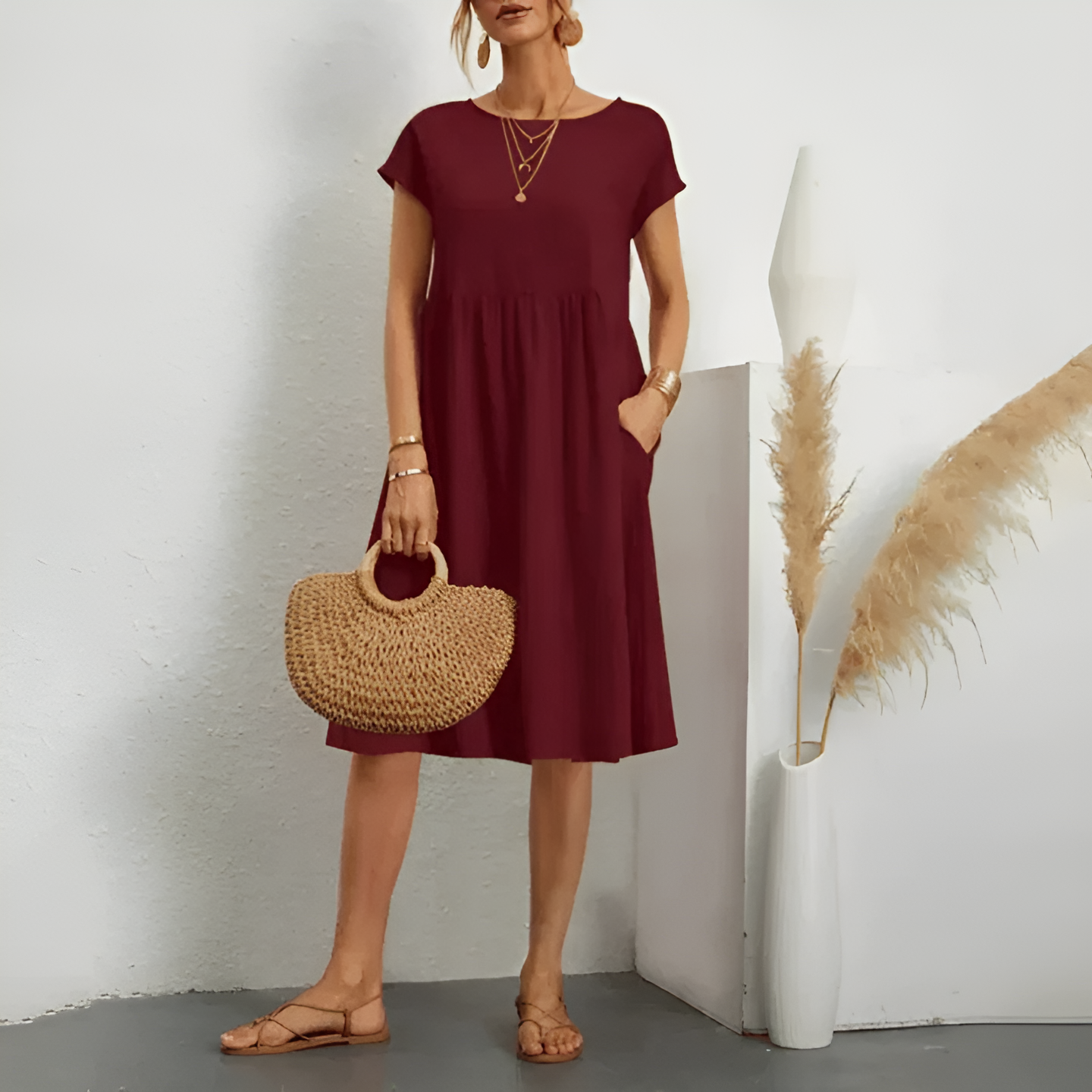 Pamela | Robe Élégante d'Été