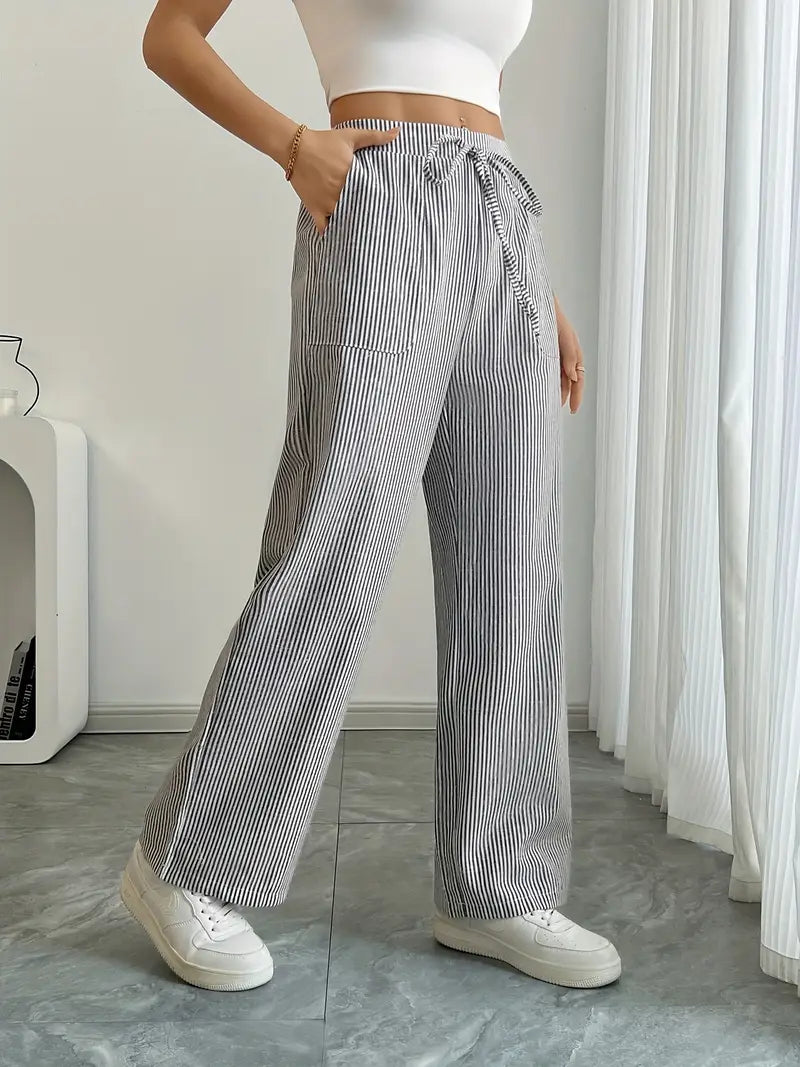 KARINA - PANTALONS RAYÉS ÉLÉGANTS