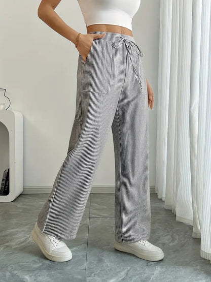 KARINA - PANTALONS RAYÉS ÉLÉGANTS
