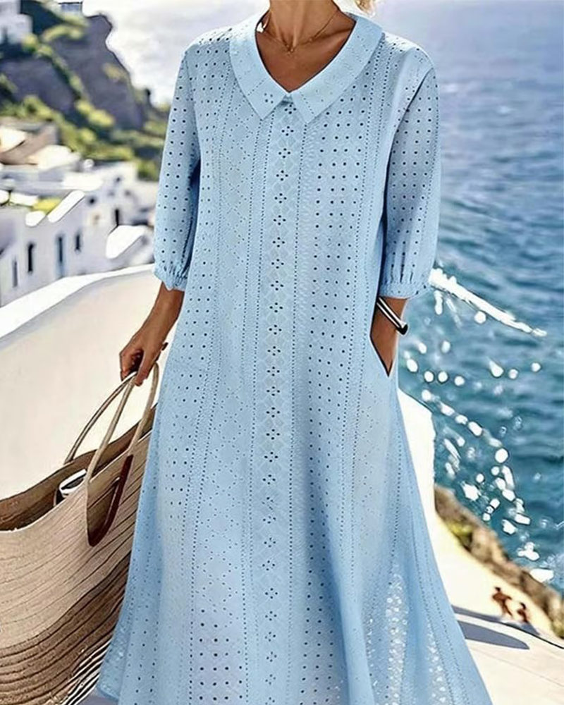 HAZEL – ROBE MIDI COASTAL GRACE