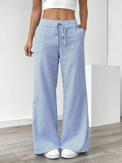 KARINA - PANTALONS RAYÉS ÉLÉGANTS